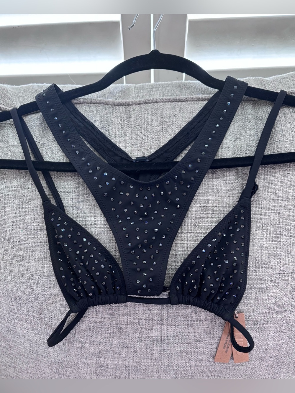 NWT SKIMS “Diamond Encrusted” Limited Edition Swarovski Crystal Bikini W/Box - Picture 4 of 11